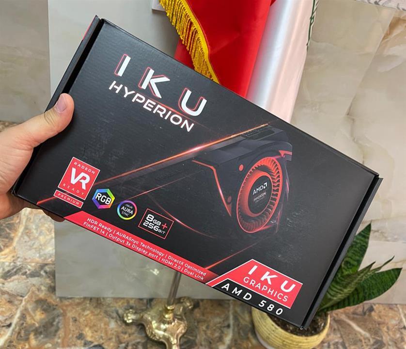 کارت گرافیک IKU AMD RADEON RX 580 8G RGB